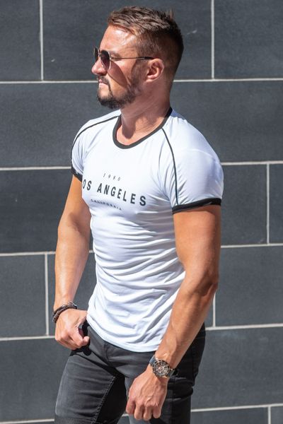 Los Angeles White T-Shirt Jerone