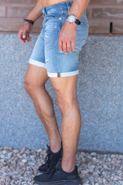 Rick Icon Blue Denim Shorts Jack & Jones