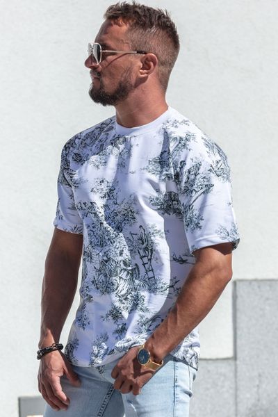 Fully Printed T-shirt White AARHON