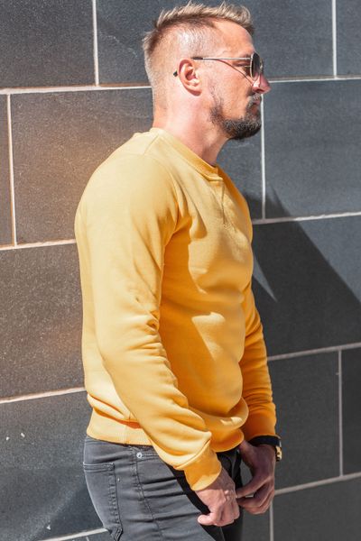 Super Soft College Shirt Orange FRILIVIN