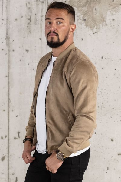 Suede Jacket Brown Jerone