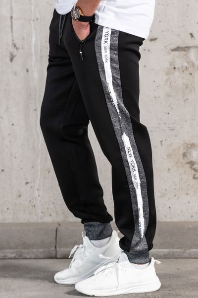 New York Black Sweat Pants JERONE