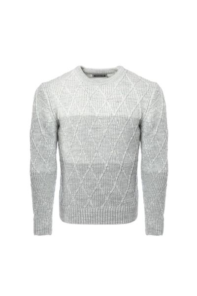 Gray Tri-section knit Carisma