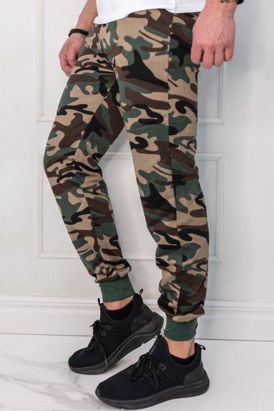 Green Armystyle collegepants JERONE