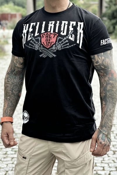 Men's rock spiritual t-shirt with back print