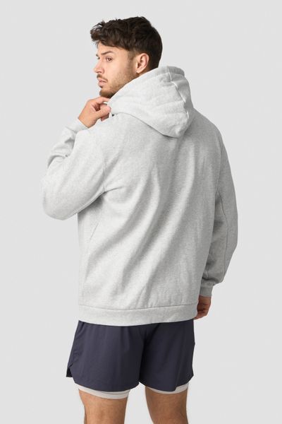 men's grey pullover hoodie