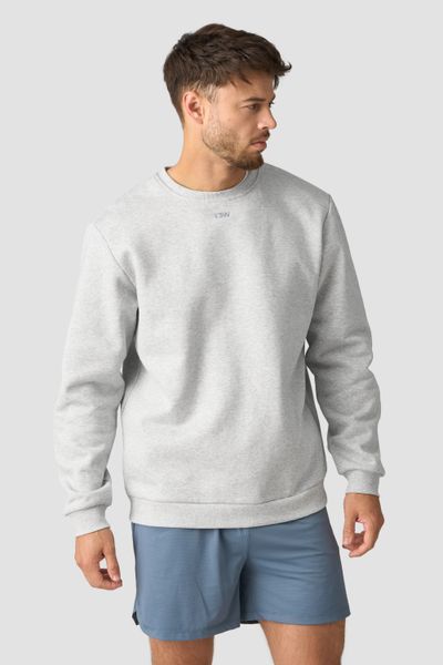 Everyday Crewneck Light Grey Melange ICANIWILL Everyday Crewneck Light Grey Melange ICANIWILL