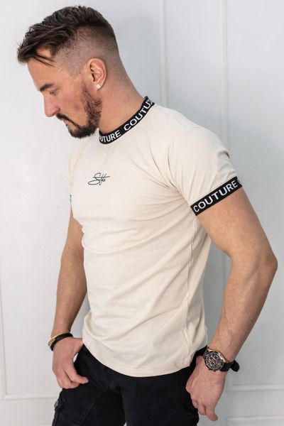 Beige Couture T-Shirt Jerone