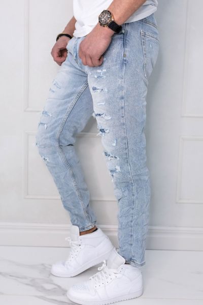 Angelo Carpa Light Blue Distressed L32 Jerone