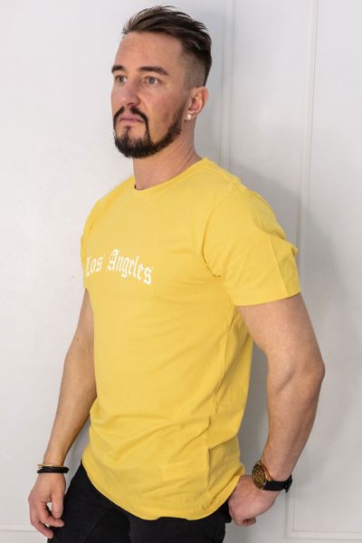 Los Angeles Bright Yellow T-Shirt Mister Tee