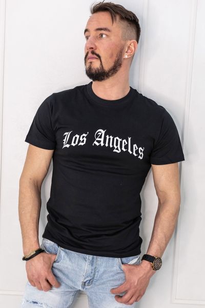 Los Angeles Black T-Shirt Mister Tee Los Angeles Black T-Shirt Mister Tee