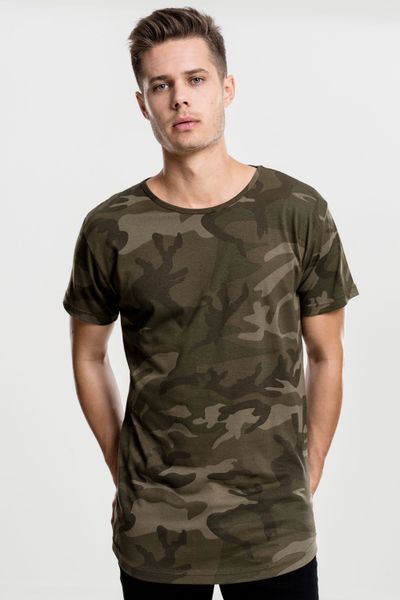 men's green camo t-shirt