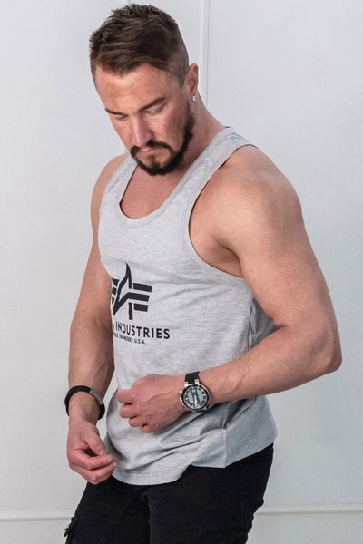 Basic Tank Gray Alpha Industries