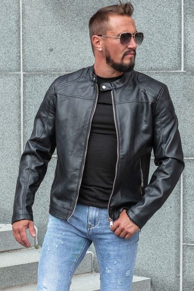 Soft Black Faux Leather Jacket Jerone Soft Black Faux Leather Jacket Jerone