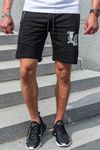 LA black college shorts with zip pockets JERONE