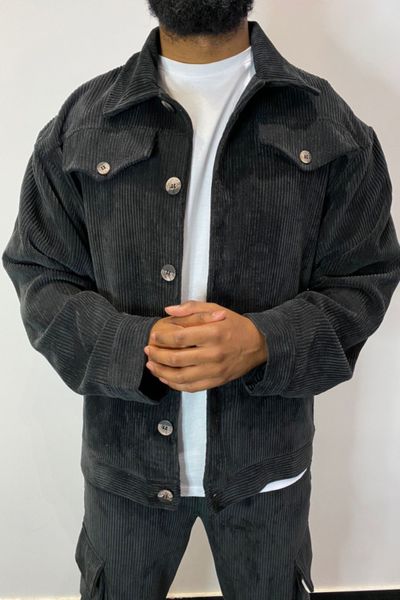 Corduroy Jacket Navy AARHON Corduroy Jacket Navy AARHON