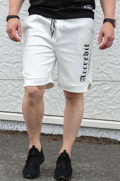 Accredit white college shorts JERONE Accredit white college shorts JERONE