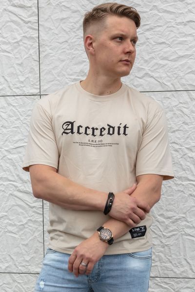 Accredit T-shirt light brown JERONE