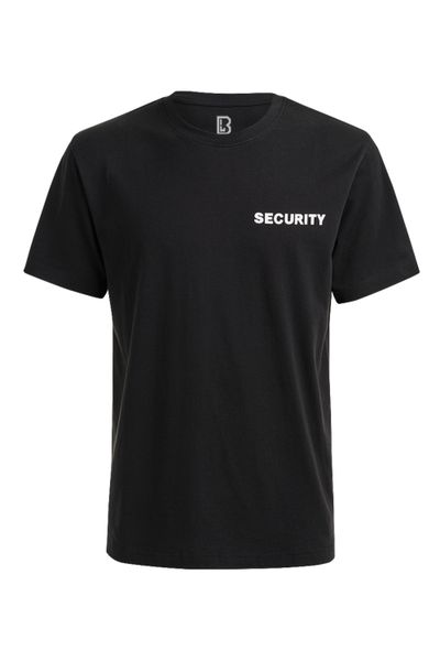 Security Print Black T-Shirt Brandit