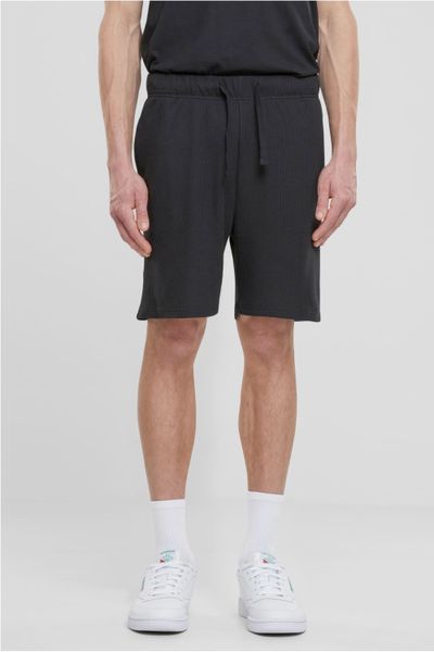 Waffle Sweat Shorts Black URBAN CLASSICS Waffle Sweat Shorts Black URBAN CLASSICS