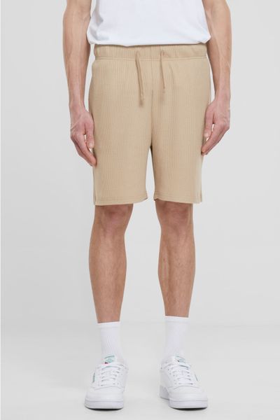Waffle Sweat Shorts Beige URBAN CLASSICS