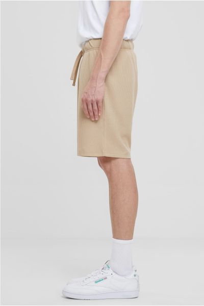 Waffle Sweat Shorts Beige URBAN CLASSICS