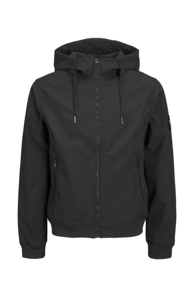 Black Softshell Jacket Jack & Jones Black Softshell Jacket Jack & Jones