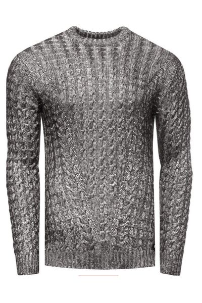 Gray Shimmering Sweater Rusty Neal