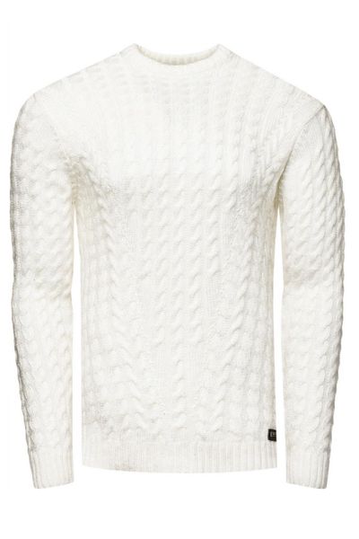 White Shimmering Knit Rusty Neal