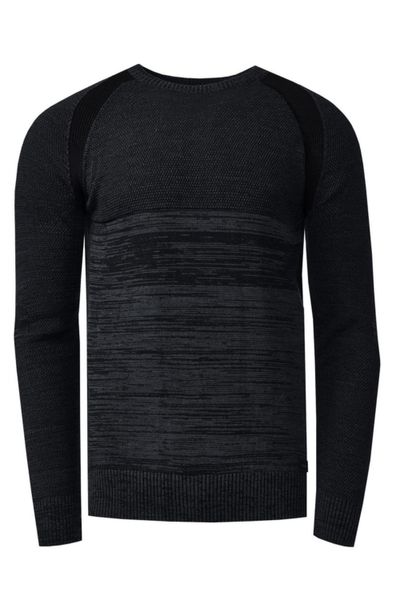 Black lightweight knit with details Rusty Neal