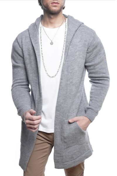 Gray Cardigan Long Carisma