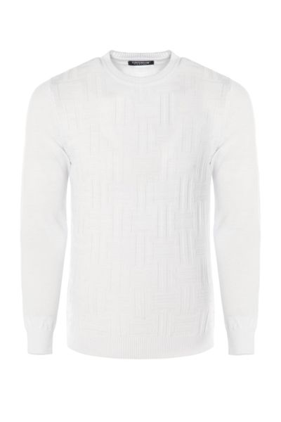 White structured longsleeve Carisma