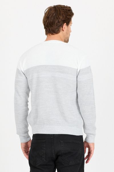 Soft White Gray Knit Jerone Soft White Gray Knit Jerone