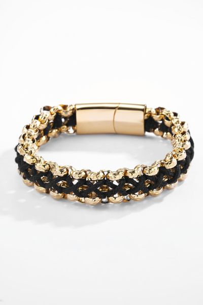 Braided bracelet gold-colored JERONE JEWELLERY