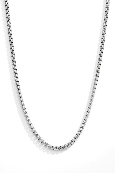 Silver-colored chain 60cm JERONE JEWELLERY