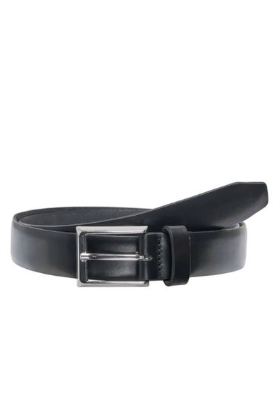 Black buffalo leather belt ONLY&SONS