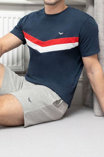 Two-piece loungewear t-shirts and shorts Threadbare