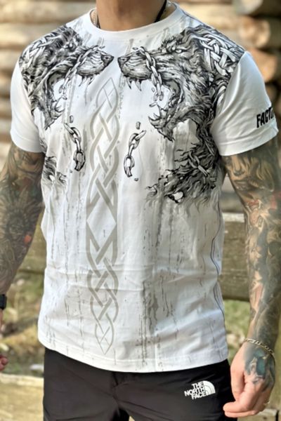 Fenrir White T-Shirt Fact Of Life