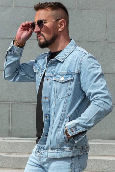 Blue denim jacket JACK&JONES