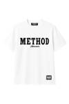 Method T-shirt white with rhinestones JERONE