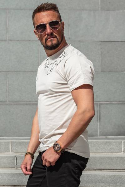 Cooper light brown T-shirt Jerone