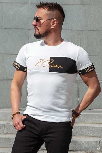 Marc structured white T-shirt JERONE