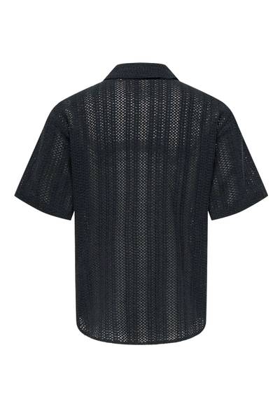 Dani black crocheted shirt ONLY&SONS