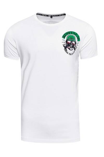 White T-shirt with back print Rusty Neal White T-shirt with back print Rusty Neal