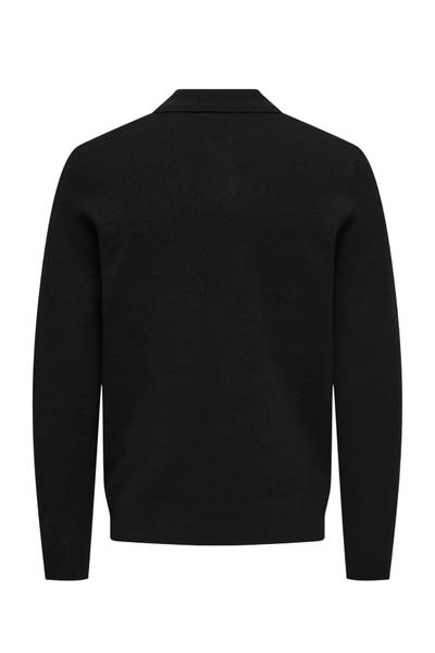 Cooper half-zip shirt black ONLY&SONS Cooper half-zip shirt black ONLY&SONS
