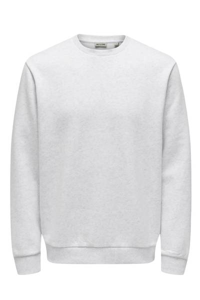 Ceres Melange Gray College Shirt Only & Sons Ceres Melange Gray College Shirt Only & Sons