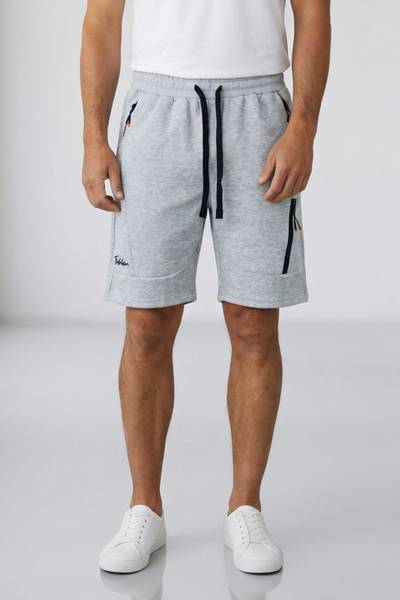 Gray lightweight shorts with zip pockets JERONE Gray lightweight shorts with zip pockets JERONE