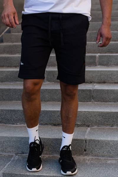 Blue lightweight shorts with zip pockets JERONE Blue lightweight shorts with zip pockets JERONE