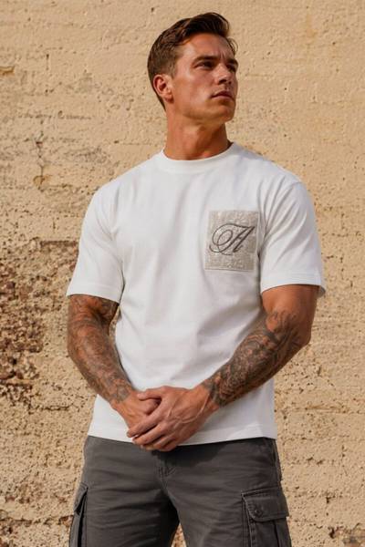 White back-printed t-shirt JERONE White back-printed t-shirt JERONE