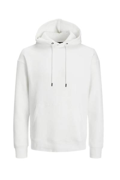 Star Basic White Hoodie Jack & Jones Star Basic White Hoodie Jack & Jones